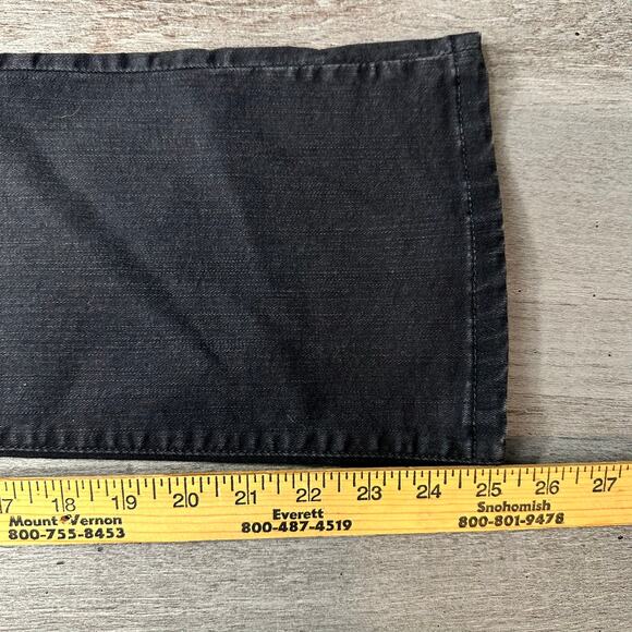 Mother The Hustler Ankle Fray Jeans Not Guilty Black Wash 27 - Picture 12 of 14